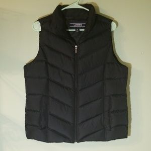 Lands' End down vest